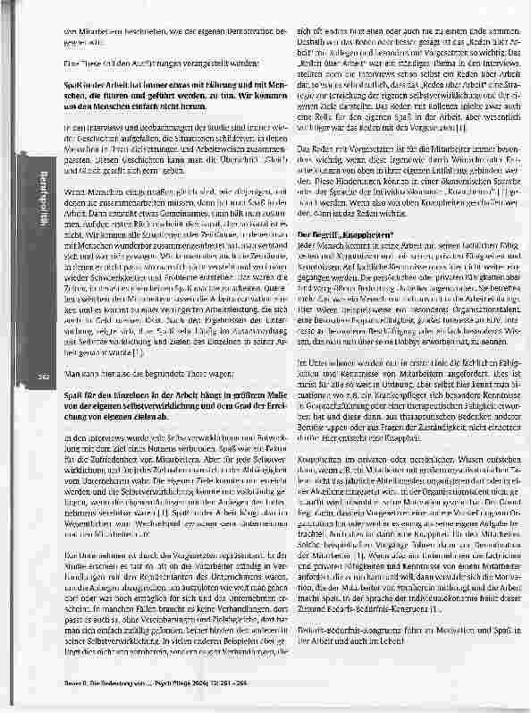 Vorschauseite 2: Die Bedeutung von Spaß in der pflegerisch psychiatrischen Arbeit oder die Individualökonomie von Menschen