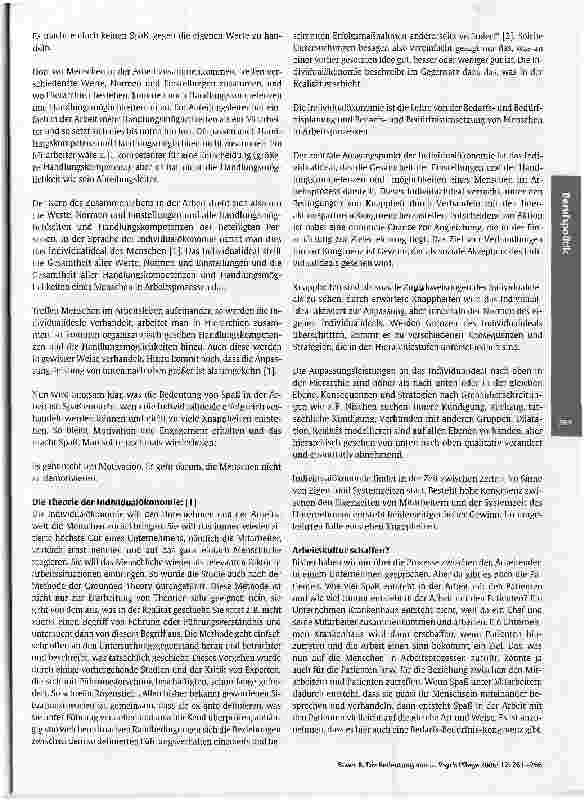 Vorschauseite 5: Die Bedeutung von Spaß in der pflegerisch psychiatrischen Arbeit oder die Individualökonomie von Menschen