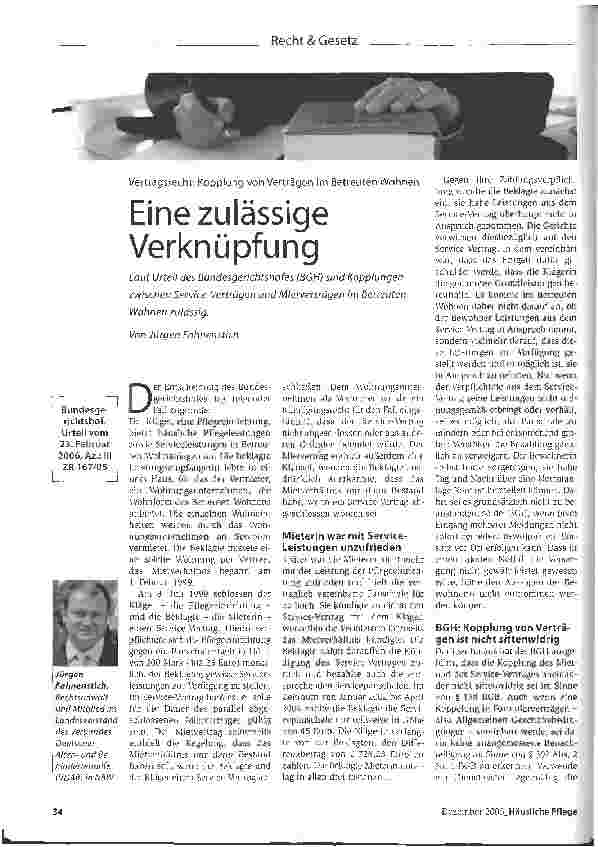 Vorschauseite 1: Eine zulässige Verknüpfung
