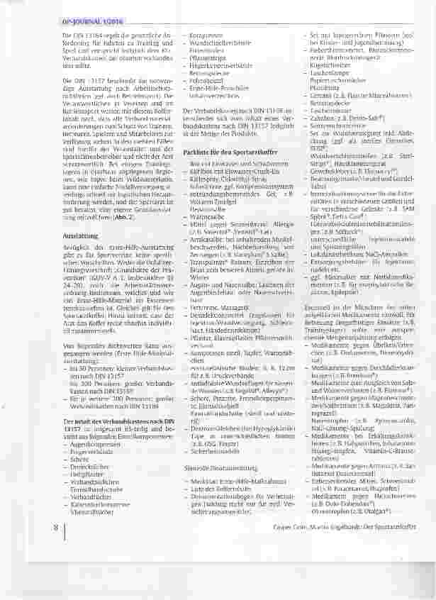 Vorschauseite 3: Der Sportarztkoffer