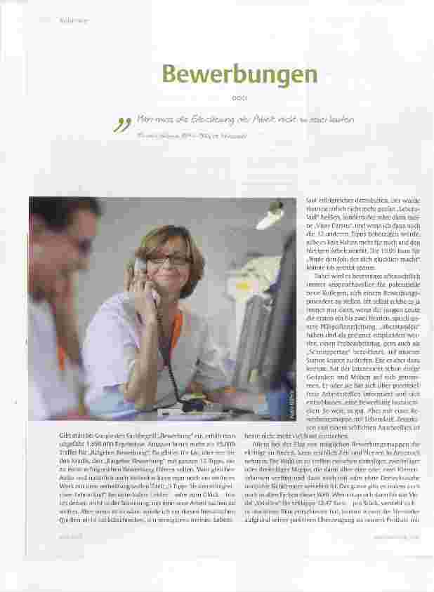 Vorschauseite 1: Bewerbungen
