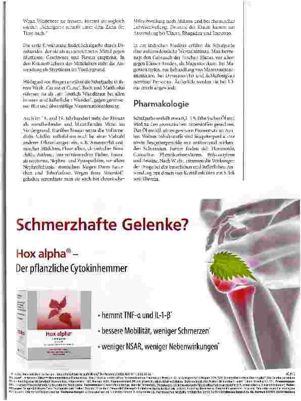 Vorschauseite 3: Schafgarbe - Von der Signatur zur therapeutischen Anwendung
