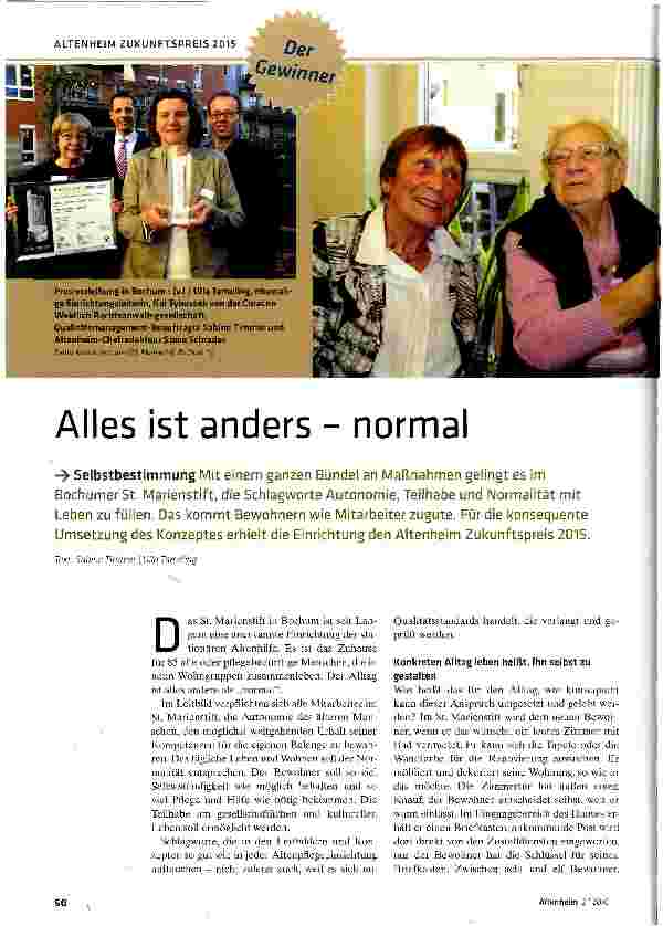 Vorschauseite 1: Alles ist anders - normal