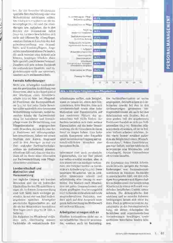 Vorschauseite 2: DEKRA-Arbeitsmarktreport: Anforderungen an Pflegende steigen