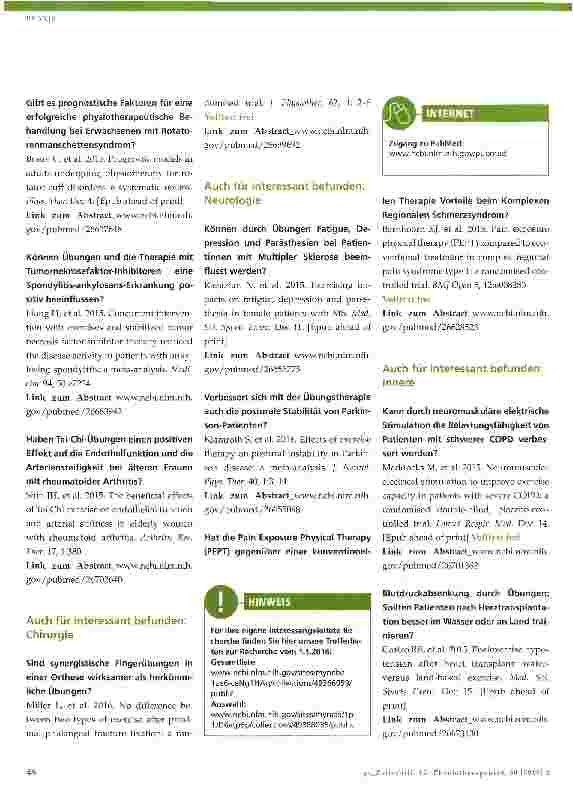 Vorschauseite 5: Evidenz-Update 2_2016
