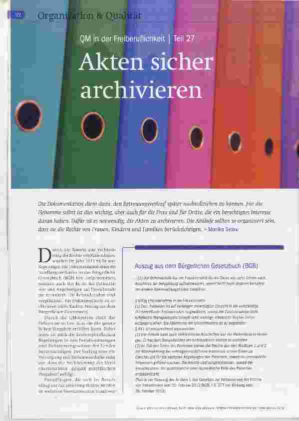 Vorschauseite 1: Akten sicher archivieren