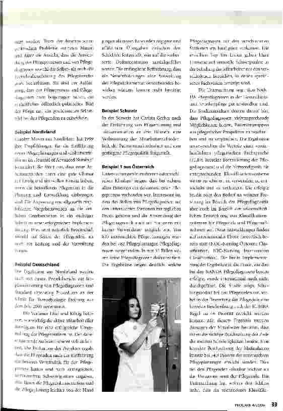 Vorschauseite 4: Die Verantwortlichkeiten verändern sichDie Rolle des Pflegeprozesses bei der Bewältigung der neuen Herausforderungen