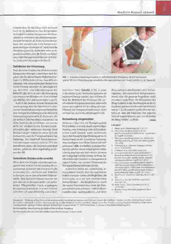 Vorschauseite 2: Neue Möglichkeiten für die Kompressionstherapie