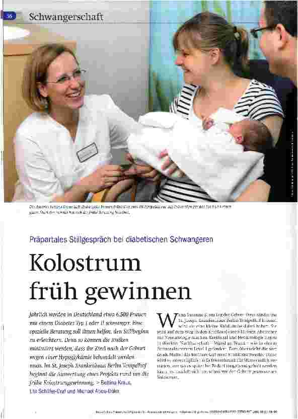 Vorschauseite 1: Kolostrum früh gewinnen