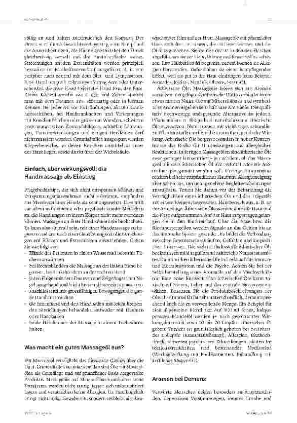 Vorschauseite 2: Massage und Aromen: Anregen, beruhigen und entspannen