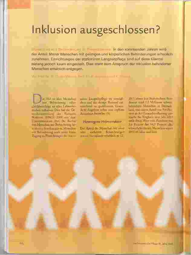 Vorschauseite 1: Inklusion ausgeschlossen?