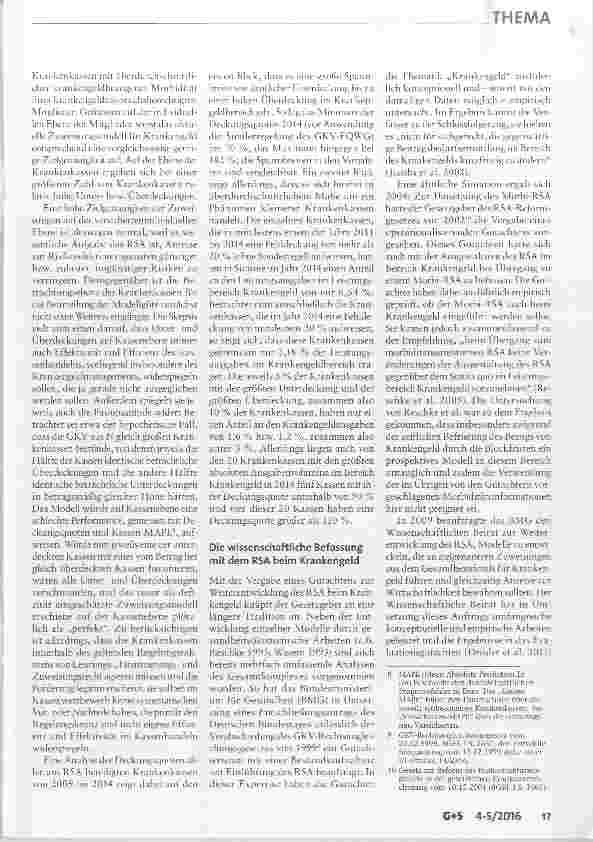 Vorschauseite 3: Berücksichtigung des Krankengelds im RSA