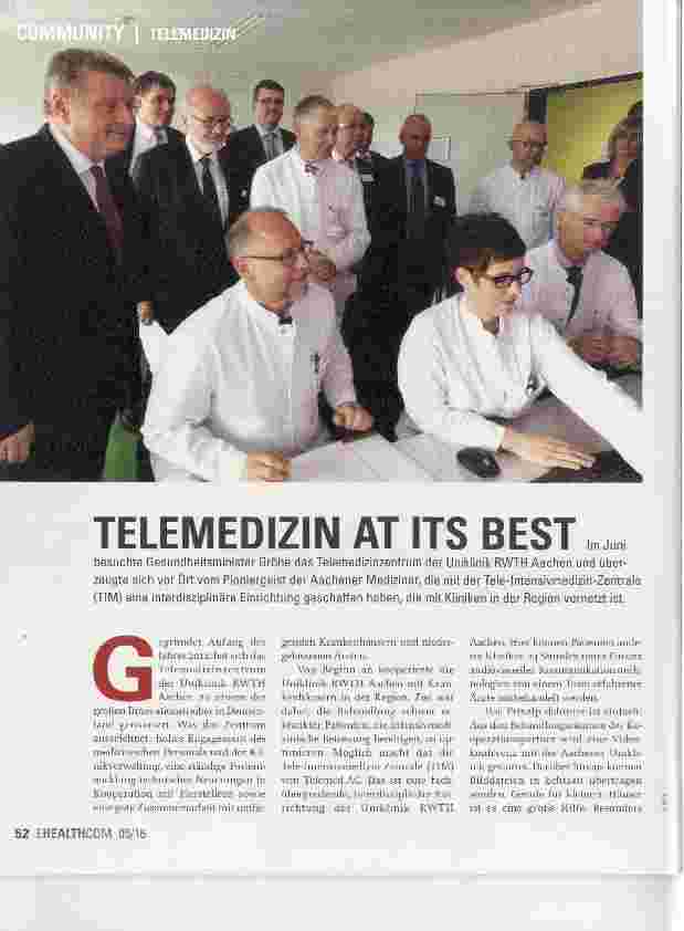 Vorschauseite 1: TELEMEDIZIN ATITS BEST