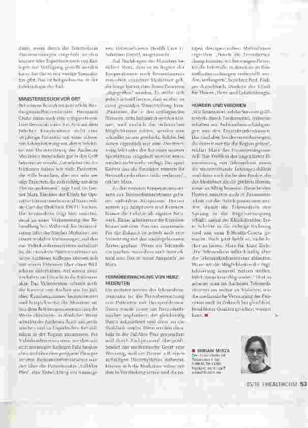 Vorschauseite 2: TELEMEDIZIN ATITS BEST