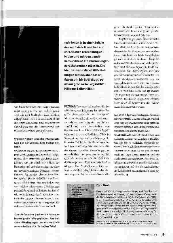 Vorschauseite 2: Psychosomatische IntelligenzSpüren und Denken - ein Doppelleben