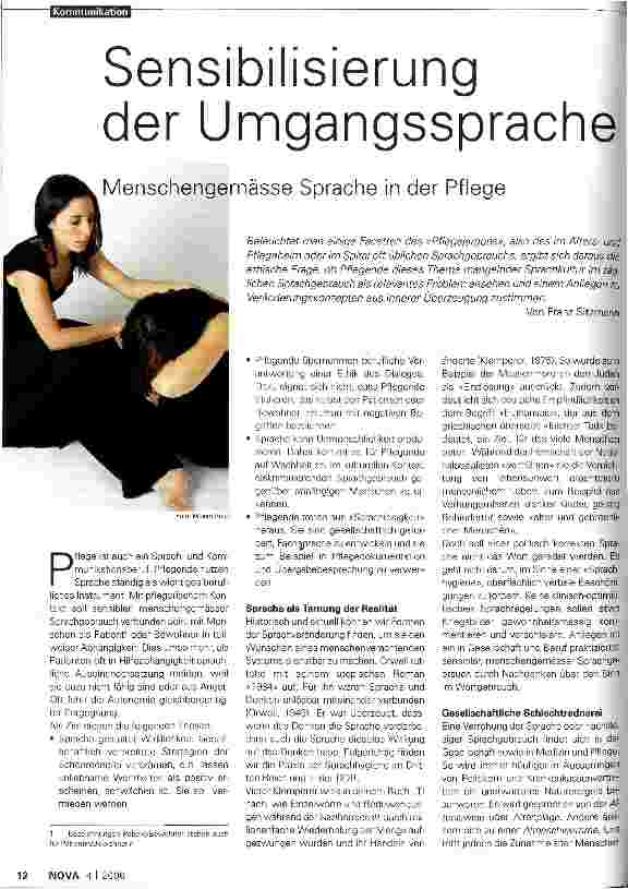Vorschauseite 1: Sensibilisierung der Umgangssprache