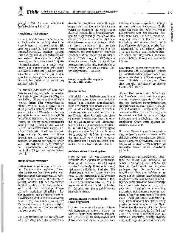 Vorschauseite 2: Der Tod - persona non grata auf der Intensivstation