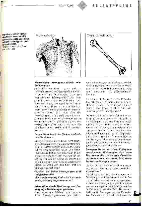 Vorschauseite 2: Ich pflege mich selbst, indem ich pflege. .. Kinästhetik unter dem Aspekt der Selbstpflege
