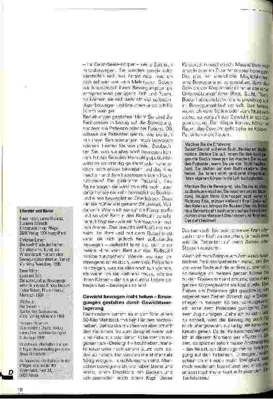 Vorschauseite 3: Ich pflege mich selbst, indem ich pflege. .. Kinästhetik unter dem Aspekt der Selbstpflege