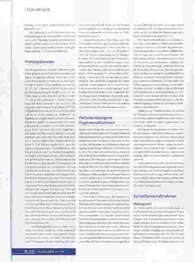 Vorschauseite 3: Aktuelle Strategien des Hygienemanagements von invasiven A-Streptokokkeninfektionen im Krankenhaus