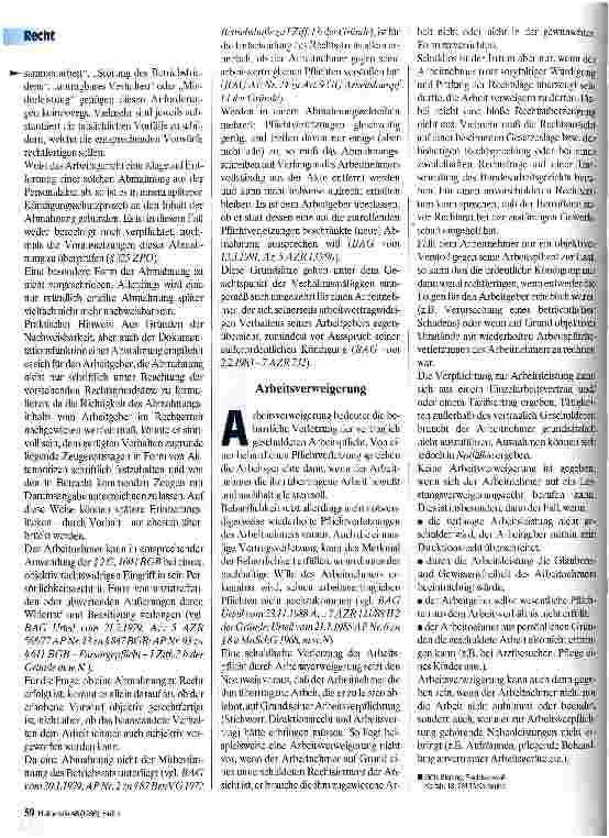Vorschauseite 2: Arbeitsrechtliche Konfliktfelder