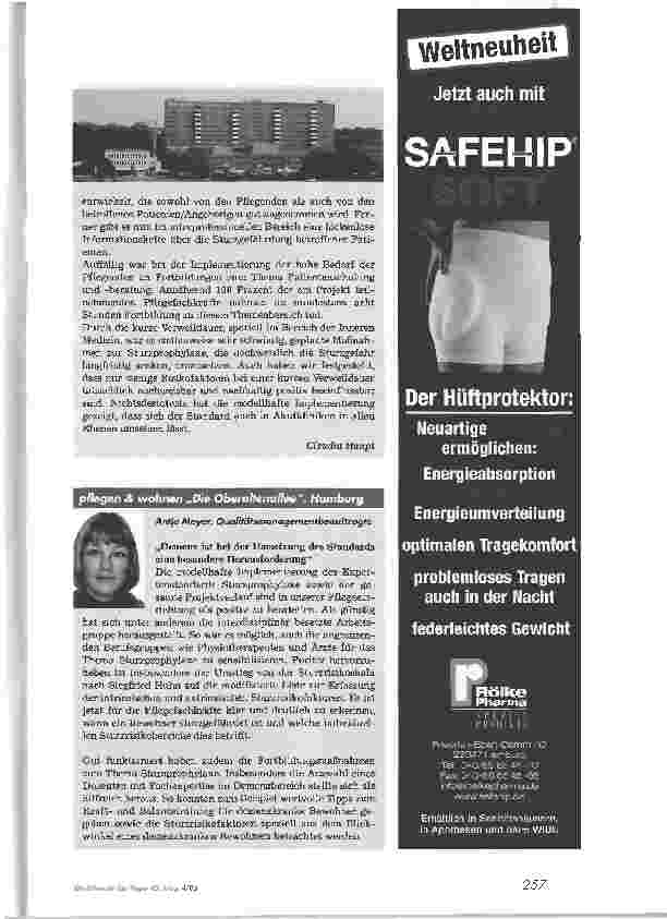 Vorschauseite 4: Expertenstandard SturzprophylaxeWie hat die Implementierung geklappt?