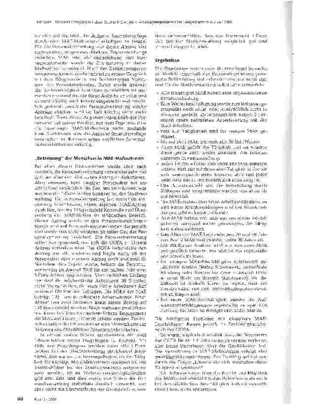 Vorschauseite 3: Kreativer Umgang mit dem Thema 1 -Euro-Jobs, Arbeitsgelegenheiten für Langzeitarbeitslose mit Mehraufwandsentschädigungen (MAE)