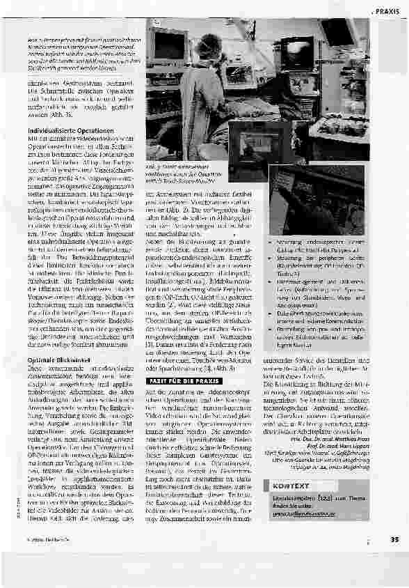 Vorschauseite 2: Integrierte OP-SystemeWas Pflegende über moderne Operationssäle wissen sollten