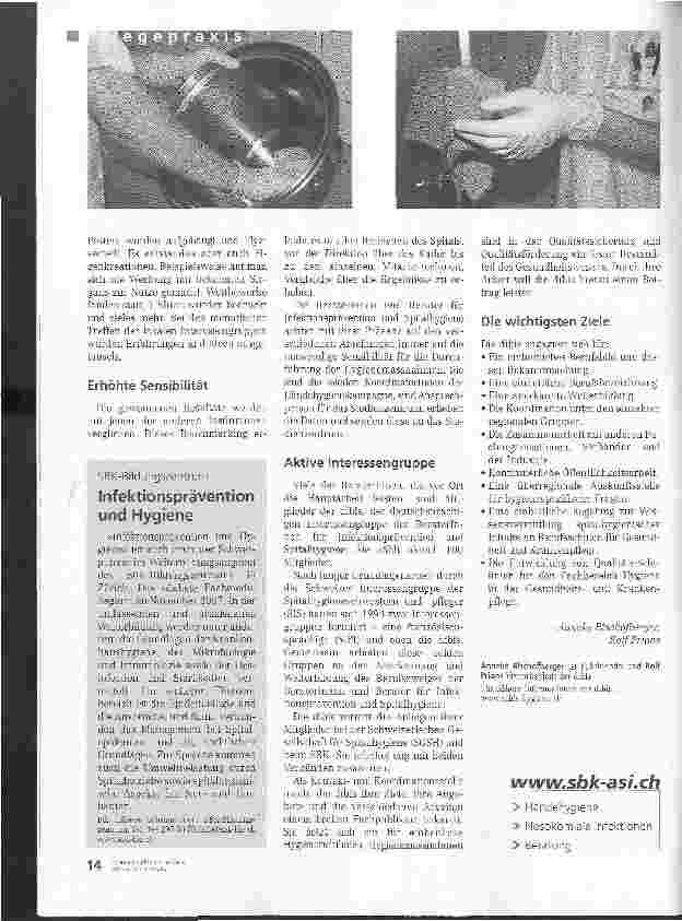 Vorschauseite 2: Wichtige Rolle der Hygieneberaterinnen