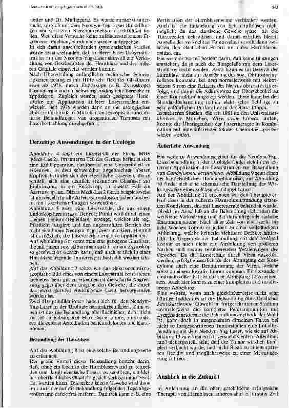 Vorschauseite 4: Möglichkeiten der Lasertherapie in der Urologie