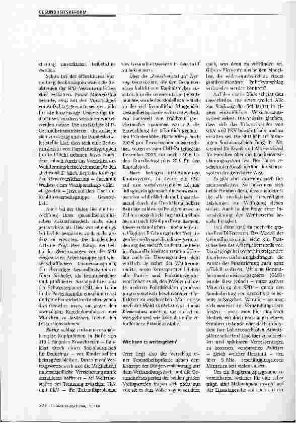 Vorschauseite 2: Wahlkonzepte - Ein Blick zurück