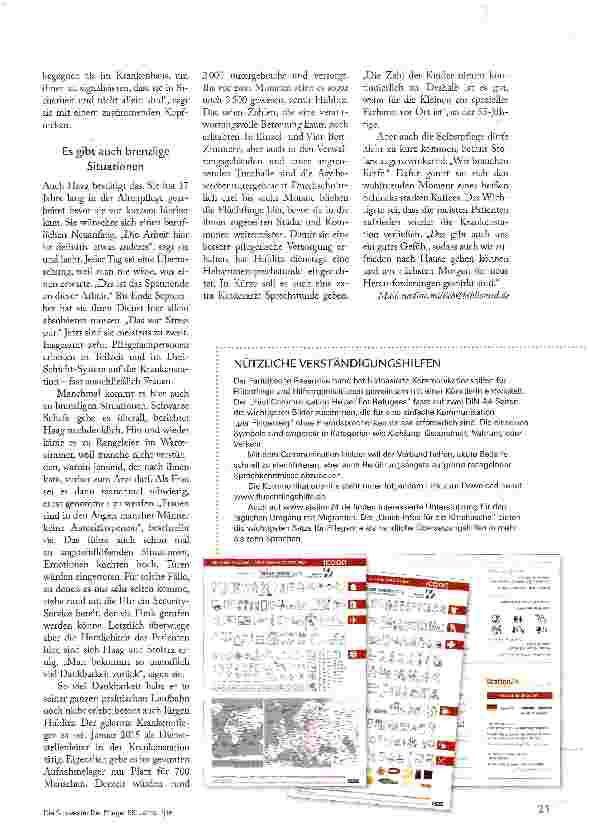 Vorschauseite 4: Registrieren, versorgen, Hoffnung geben