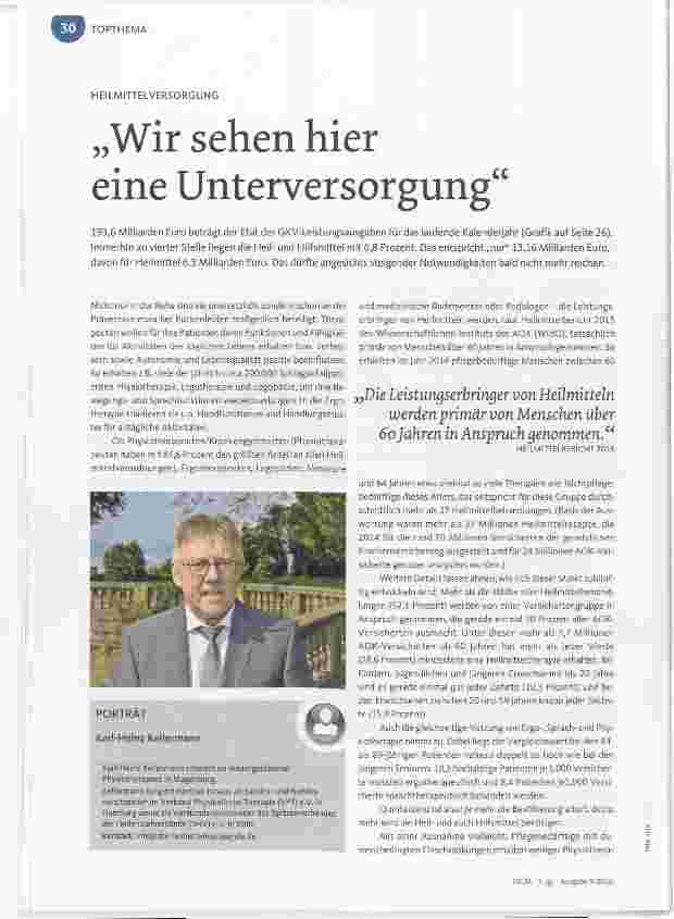 Vorschauseite 1: Wir sehen hier eine Unterversorgung
