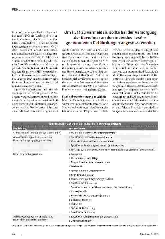 Vorschauseite 3: Maßnahmen auf einzelne Bewohner abstimmen