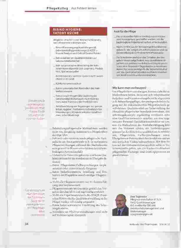 Vorschauseite 3: Vermeiden und Vorbeugen Potenzielle Patientenrisiken: was tun?