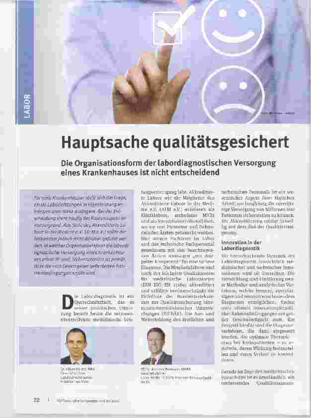 Vorschauseite 1: Hauptsache qualitätsgesichert