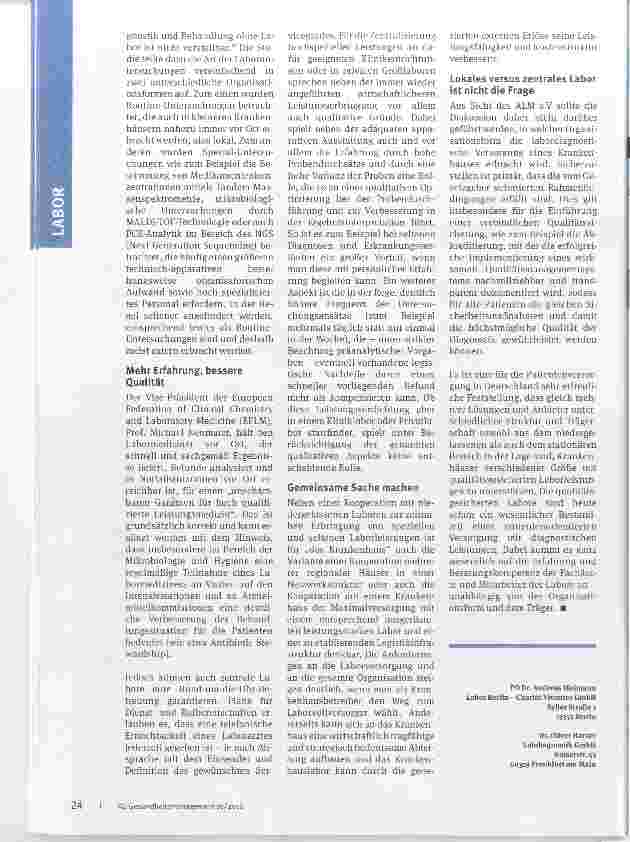 Vorschauseite 3: Hauptsache qualitätsgesichert