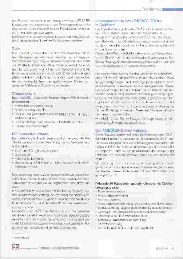 Vorschauseite 2: Austrian Medication Safety Strategy (AMEDISS)