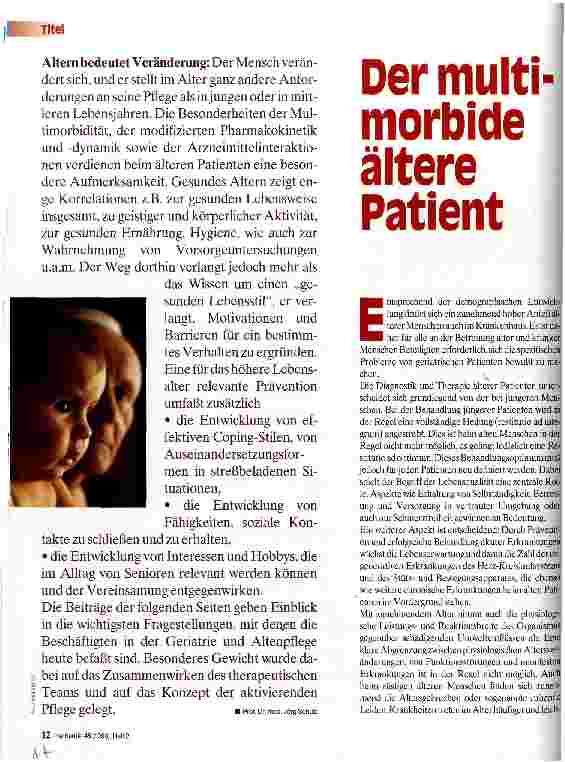 Vorschauseite 1: Der multimorbide ältere Patient