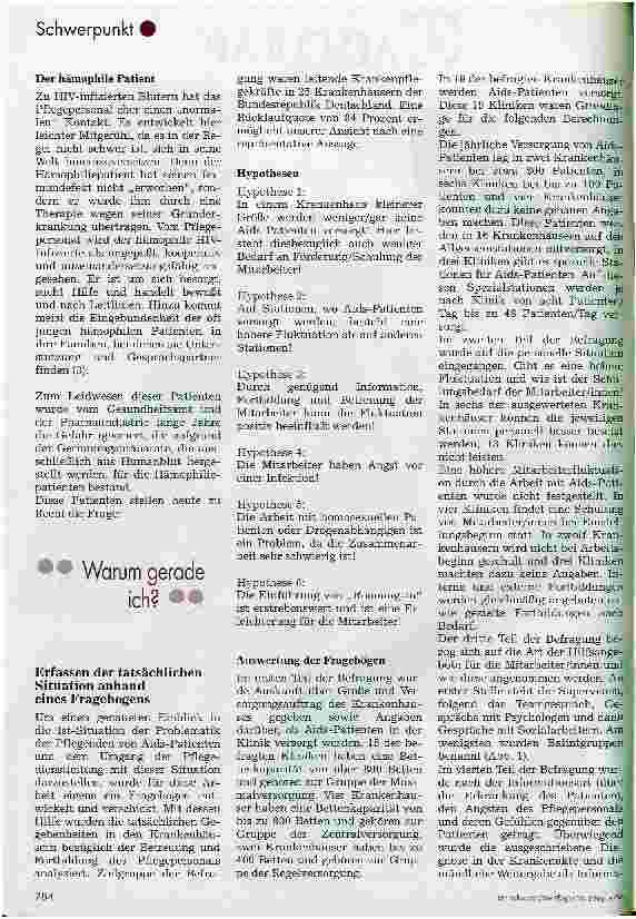Vorschauseite 3: Aids - Ein Problem für Pflegende?