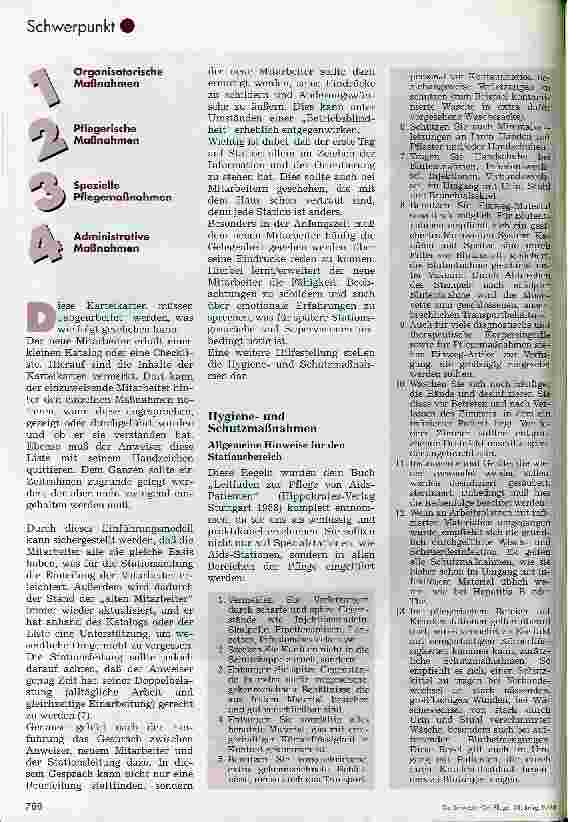 Vorschauseite 6: Aids - Ein Problem für Pflegende?