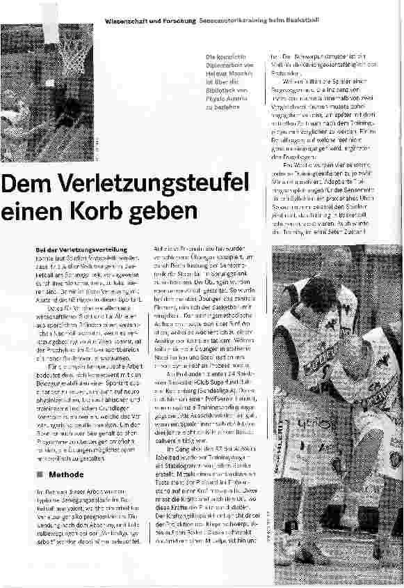 Vorschauseite 1: Dem Verletzungsteufel einen Korb geben