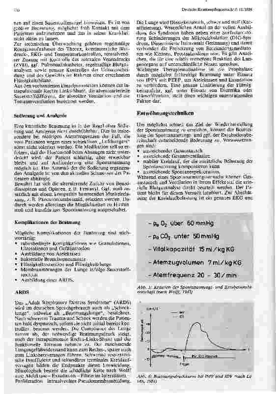 Vorschauseite 4: Beatmungsund Entwöhnungstechniken