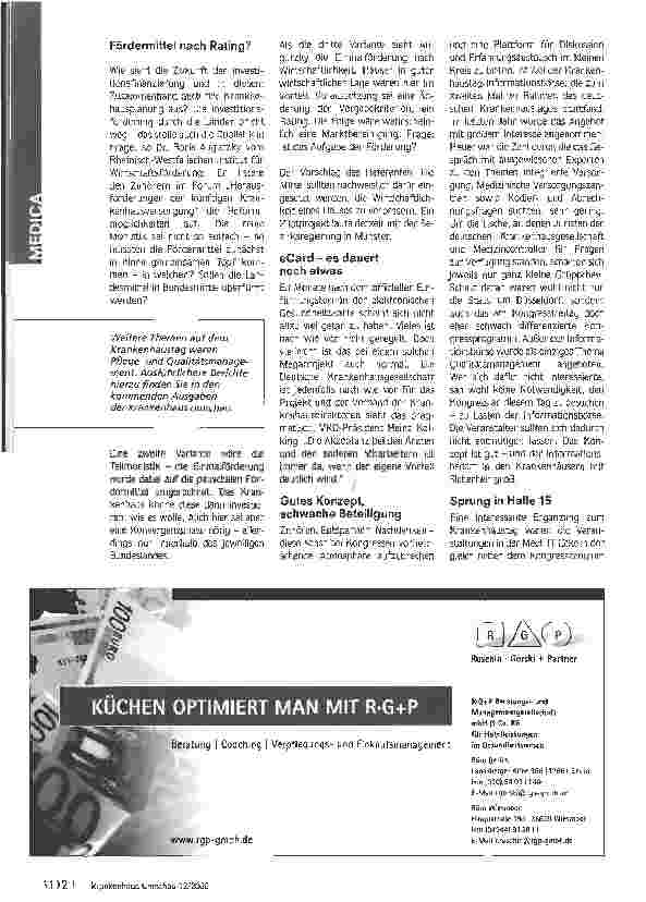 Vorschauseite 2: Zementierte Positionen