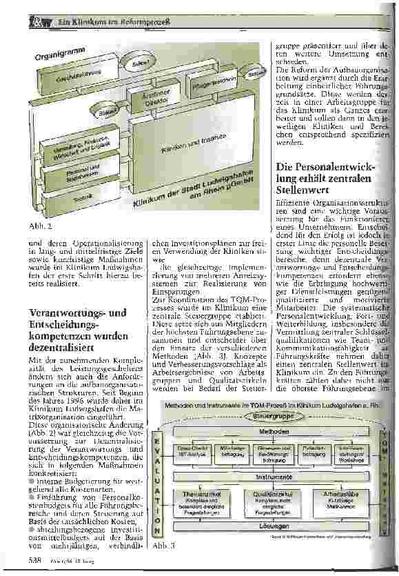 Vorschauseite 3: Ein Klinikum im Reformprozeß Erfahrungen mit TQM am Klinikum Ludwigshafen