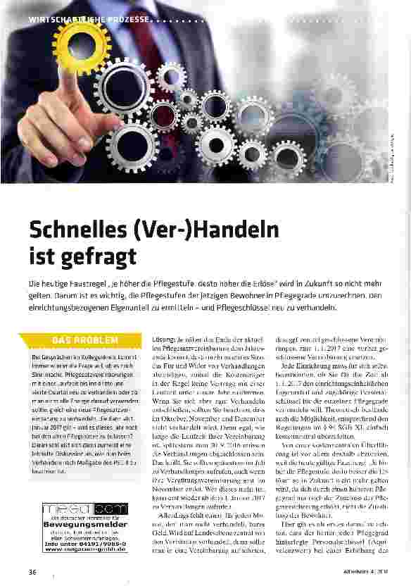 Vorschauseite 1: Schnelles (Ver-)Handeln ist gefragt