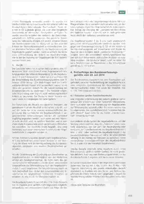 Vorschauseite 2: Stellungnahme des Deutschen Vereins zum Regierungsentwurf eines Gesetzes zur Ermittlung von Regelbedarfen sowie zur Änderung des Zweiten und Zwölften Buches Sozialgesetzbuch