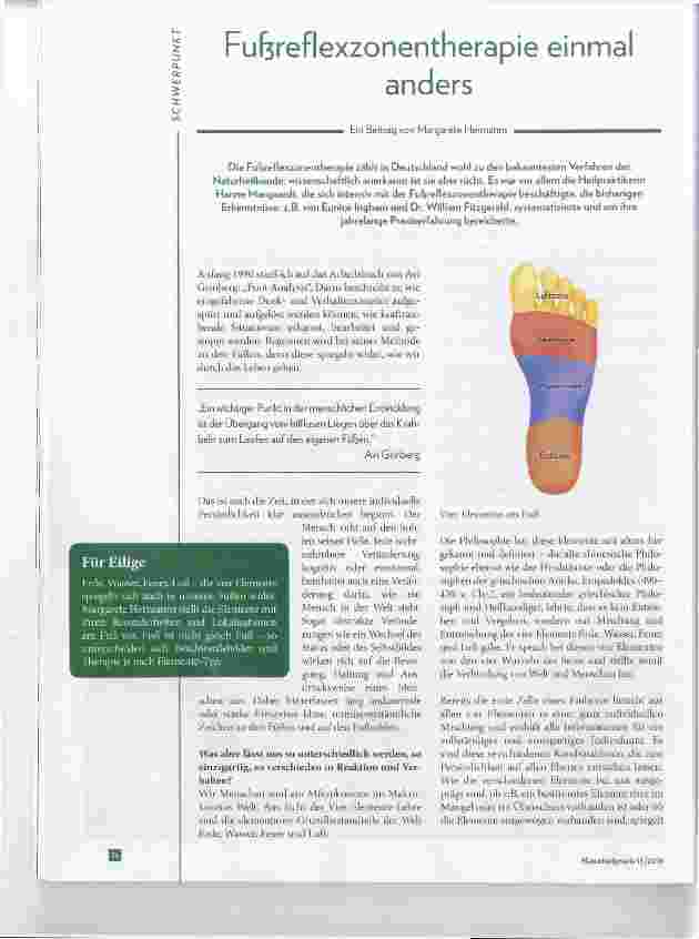 Vorschauseite 1: Fufereflexzonentherapie einmal anders