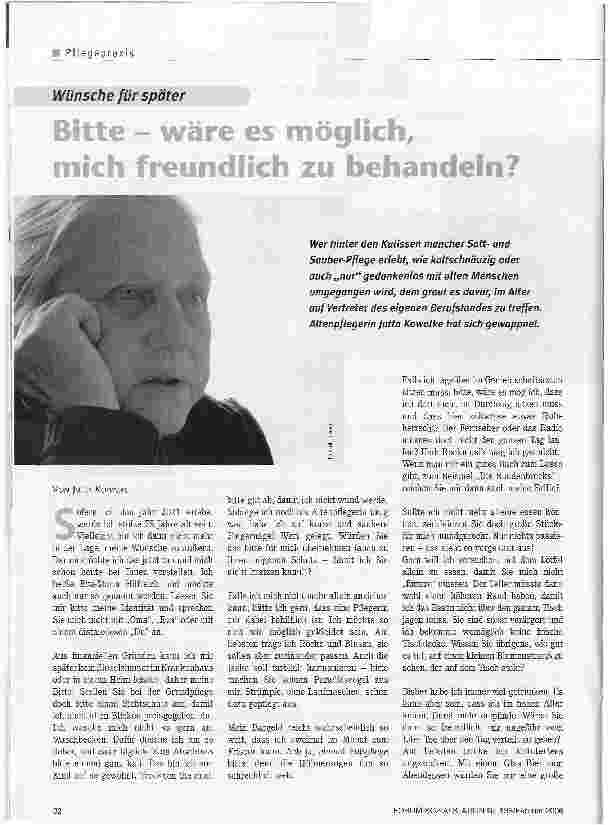 Vorschauseite 1: Wünsche für späterBitte - wäre es möglich, mich freundlich zu behandeln?