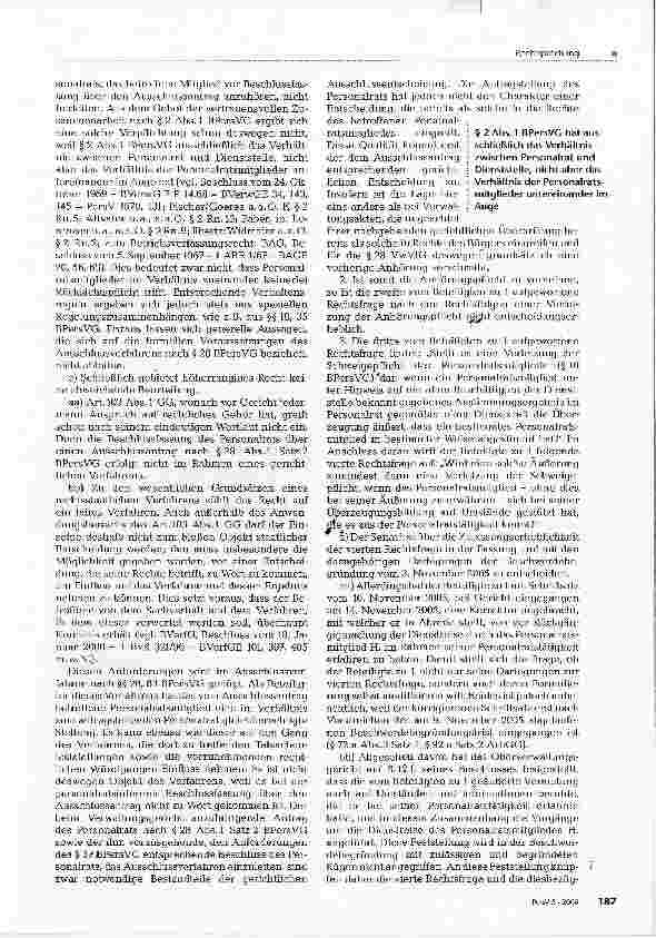 Vorschauseite 2: Ausschluss eines Personalratsmitgliedes auf Antrag des Personalrats
